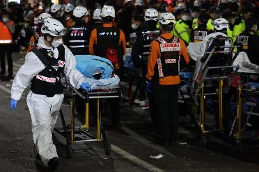 韓國首爾發生踩踏事故 至少146人死亡