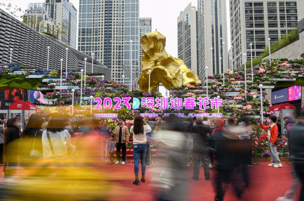 深圳：花市開 年味來(lái)