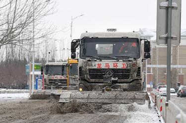 內蒙古鄂爾多斯出現降雪天氣