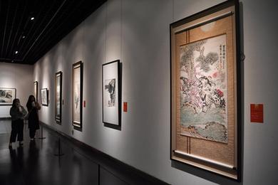 長(zhǎng)安畫派美術(shù)作品在西安展出