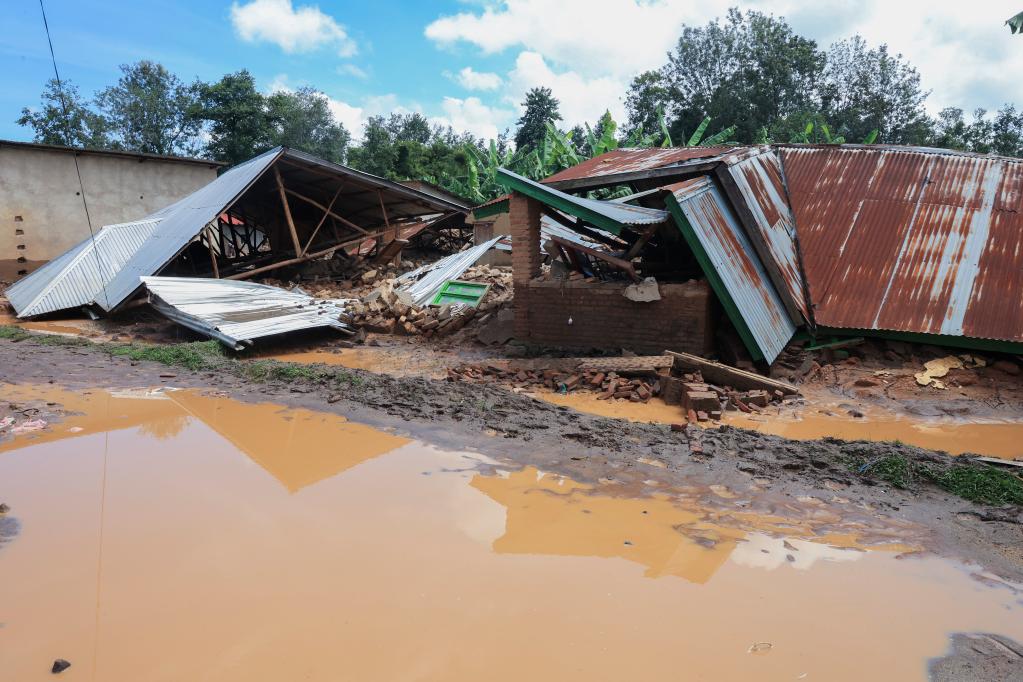 盧旺達強降雨和洪災死亡人數(shù)升至130人