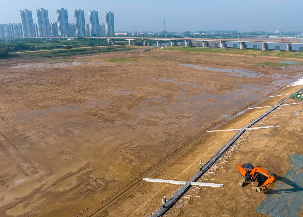 江蘇淮安：淮河入海水道二期工程有序推進