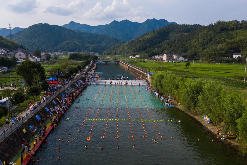 浙江：美麗鄉村開啟夏季清涼戲水節