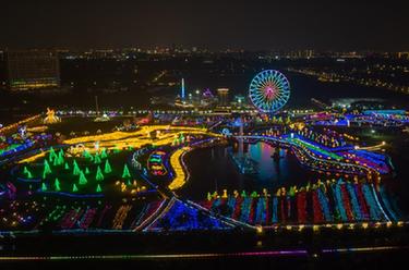 浙江寧波：避高溫，夜游旺