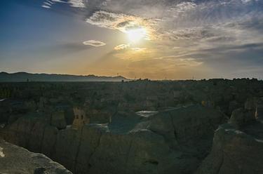 美麗中國丨夕陽下的交河故城