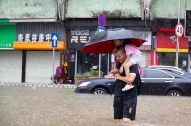 珠三角出現極端強降雨