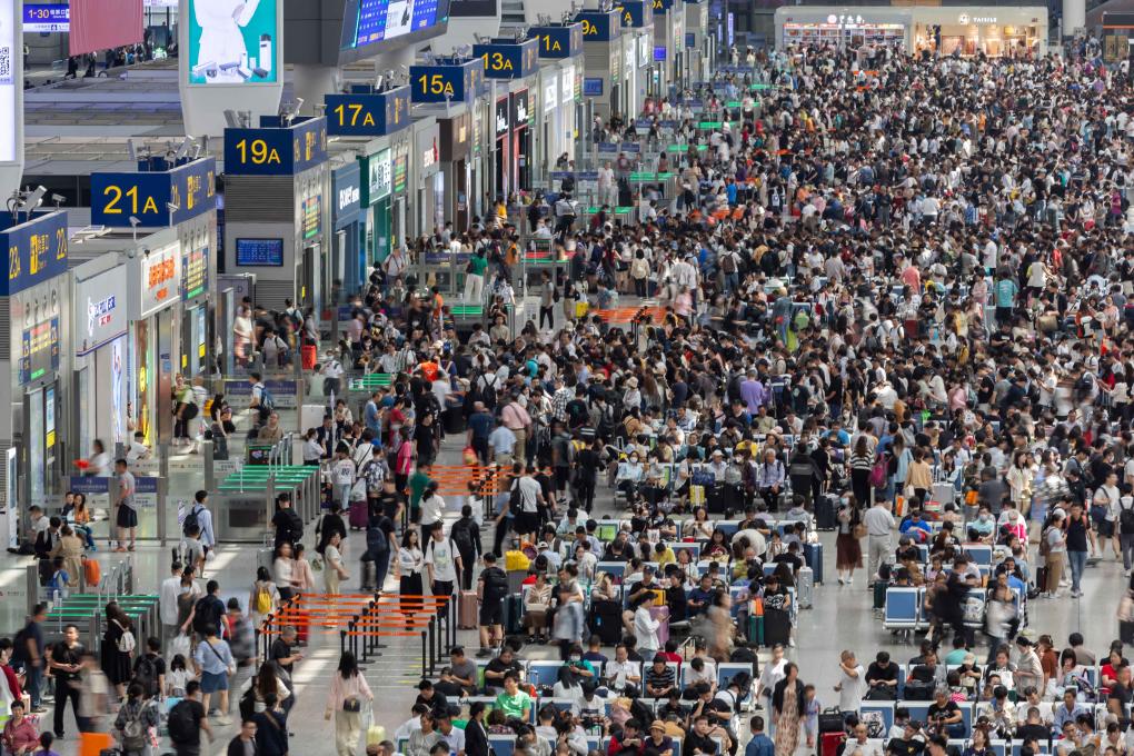 長三角鐵路客流繼續保持高位運行