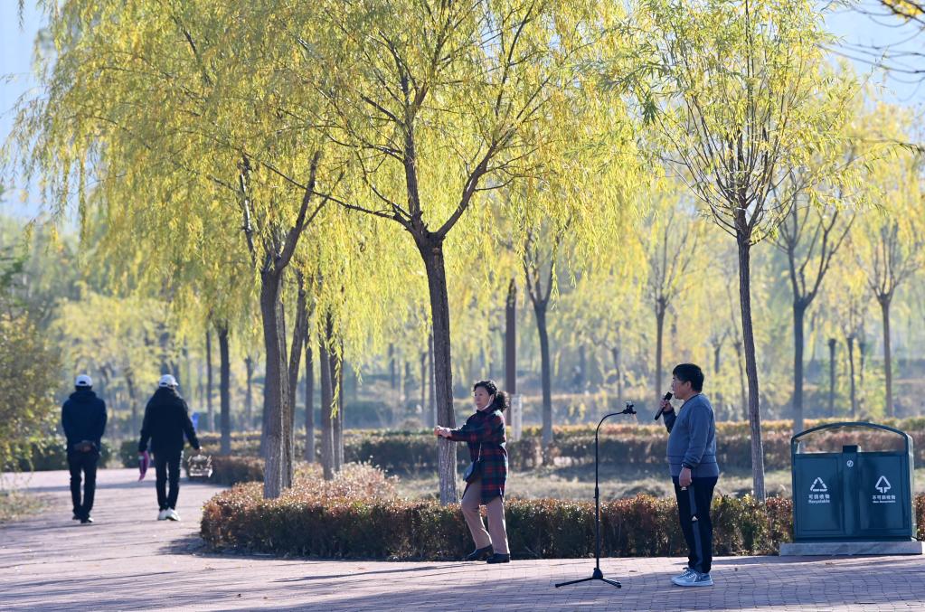 新華全媒+丨天津紅橋：棚戶區(qū)變身濱河公園